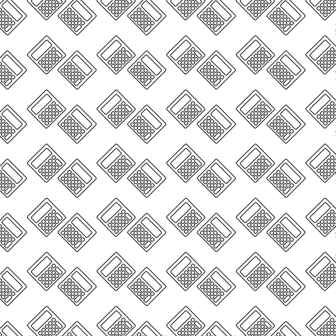 Seamless Transparent Calculator Vector Black Grid Pattern - Download Free Stock Images Pikwizard.com