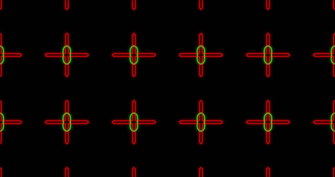 Hypnotic Moving Neon Kaleidoscope Pattern