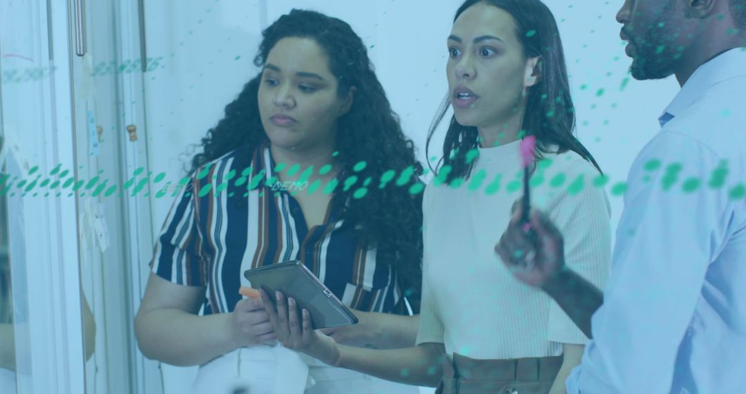 Team Collaboration on Strategic Planning with Digital Interface