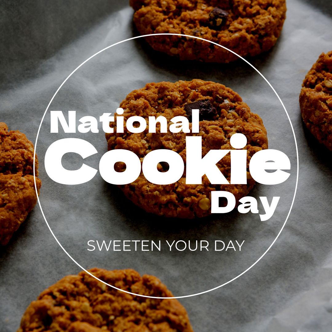 Celebrating National Cookie Day with Fresh Baked Cookies - Download Free Stock Templates Pikwizard.com