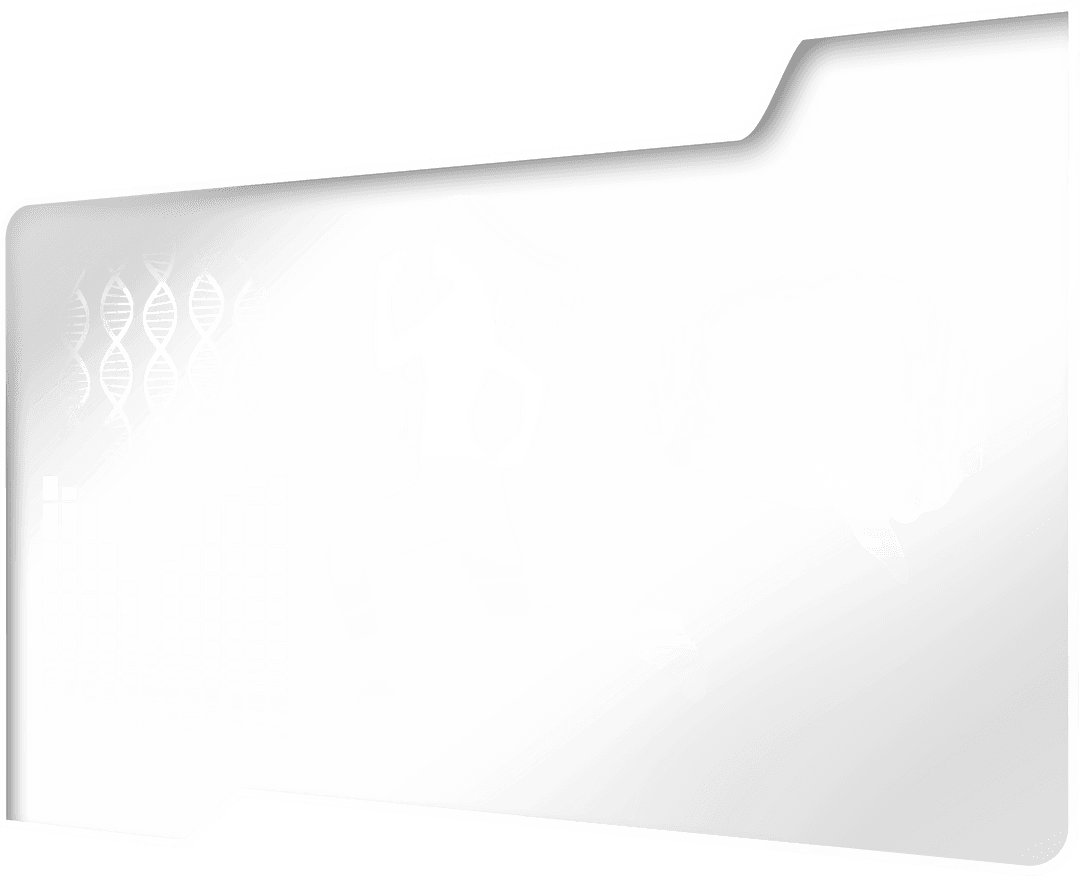 Digital Health Fitness Concept with Transparent Folder Design