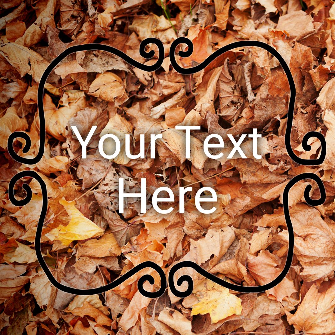 Autumn Leaves Background with Custom Text Space - Download Free Stock Images Pikwizard.com