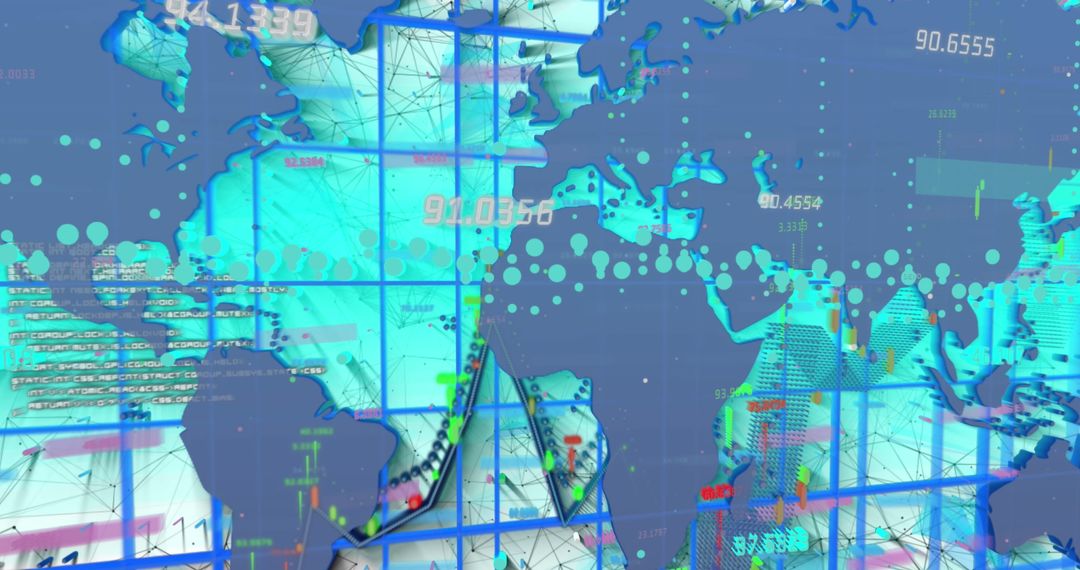 global analytics visualization with digital network map - Free Images, Stock Photos and Pictures on Pikwizard.com