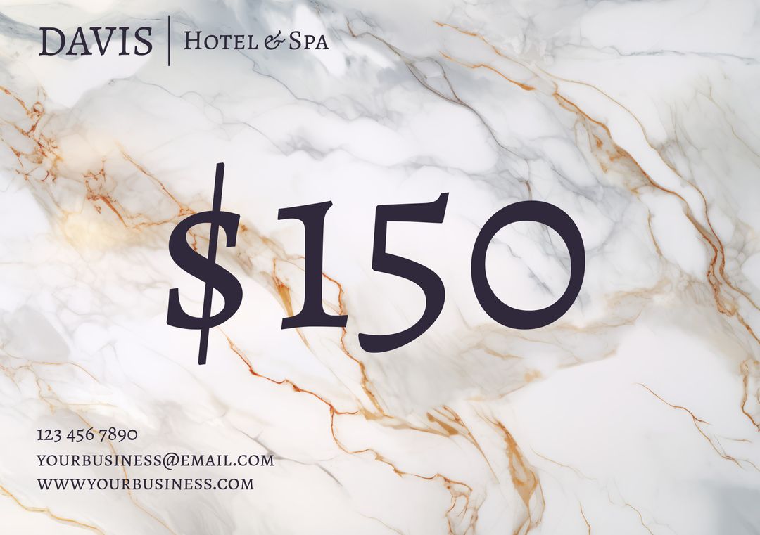 Elegant Marble Background with Text for Upscale Promotions