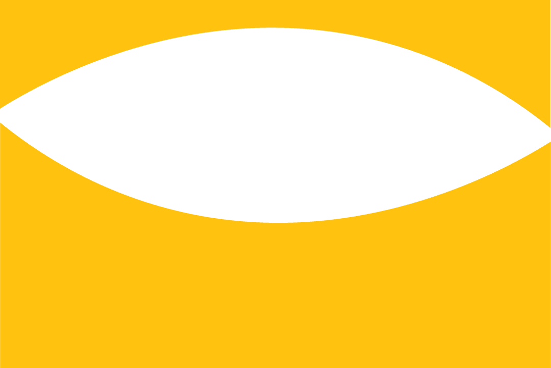 Transparent Background Abstract Eye Design Yellow