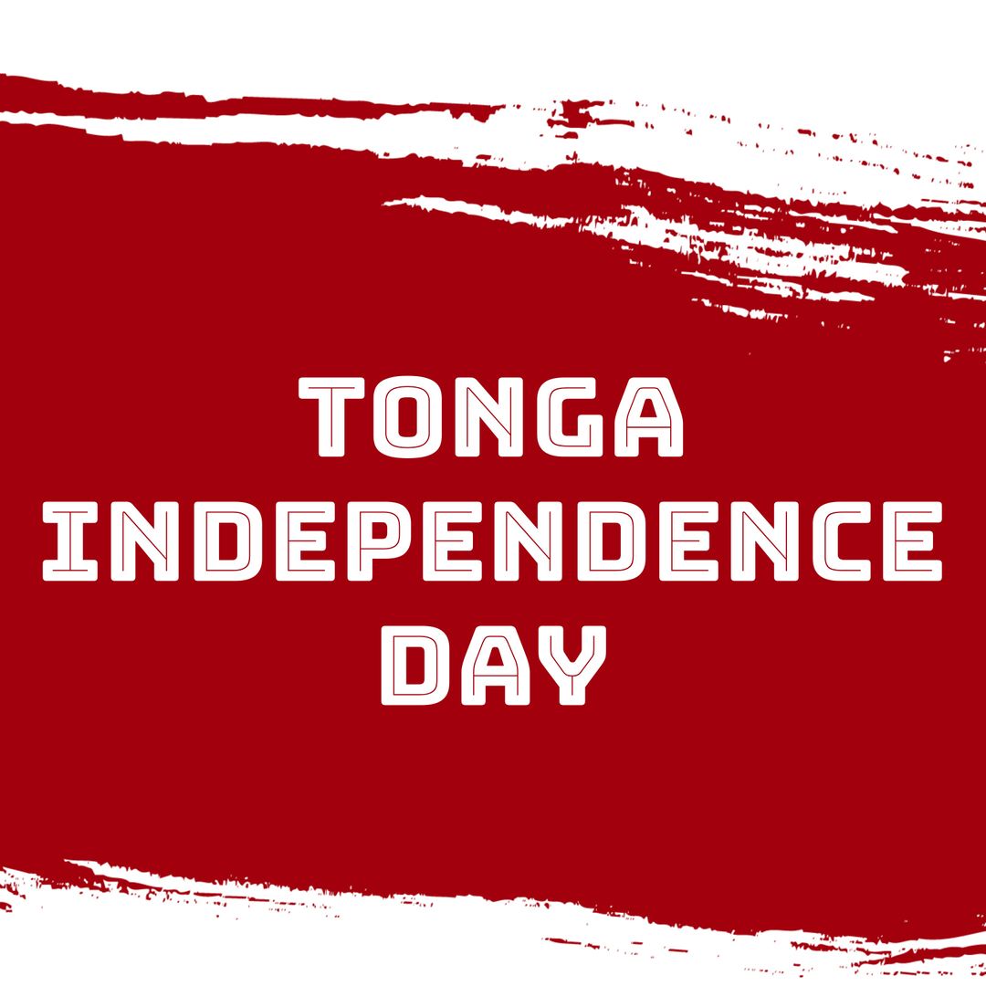 Tonga Independence Day Celebration Poster Design