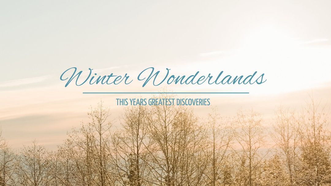 Serene Winter Landscape Under Soft Sunlight - Download Free Stock Templates Pikwizard.com