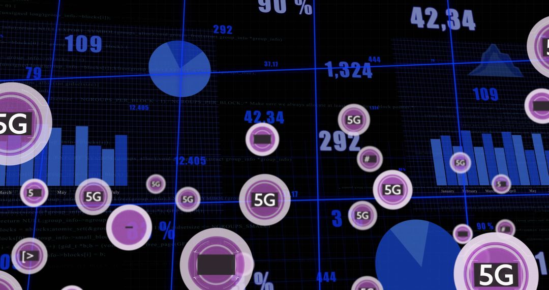 Digital Data Processing with 5G Concepts and Statistics