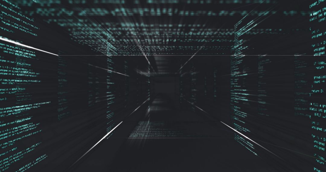 Futuristic Glowing Purple QR Code with Neon Elements