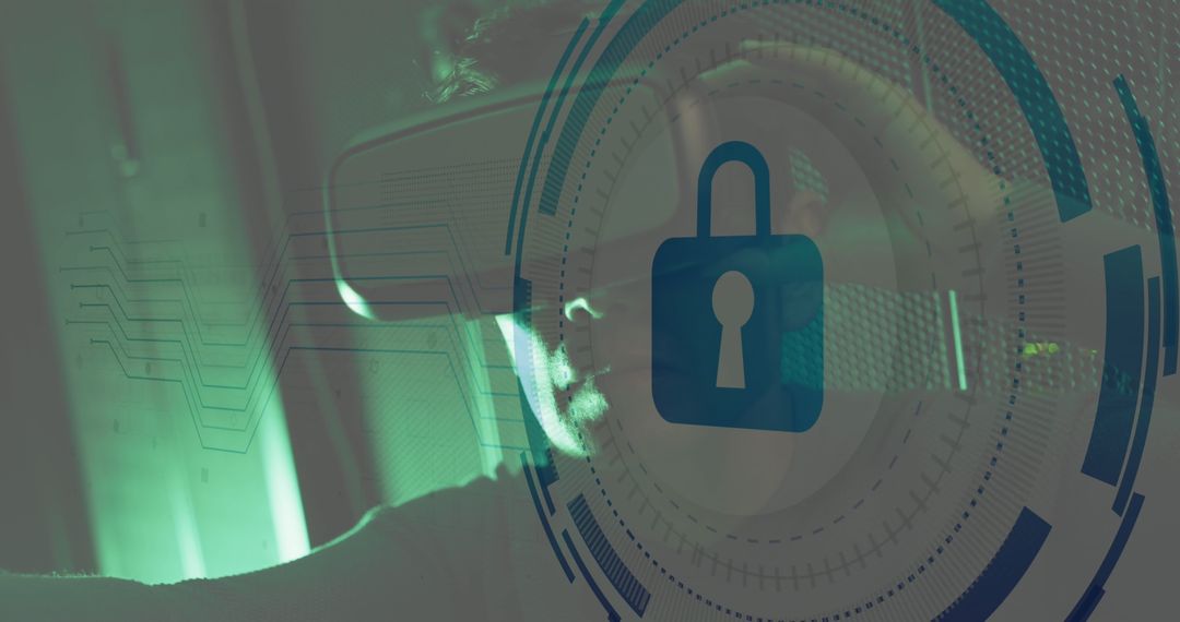 Asian Male Technician Using VR Headset with Digital Data Overlay