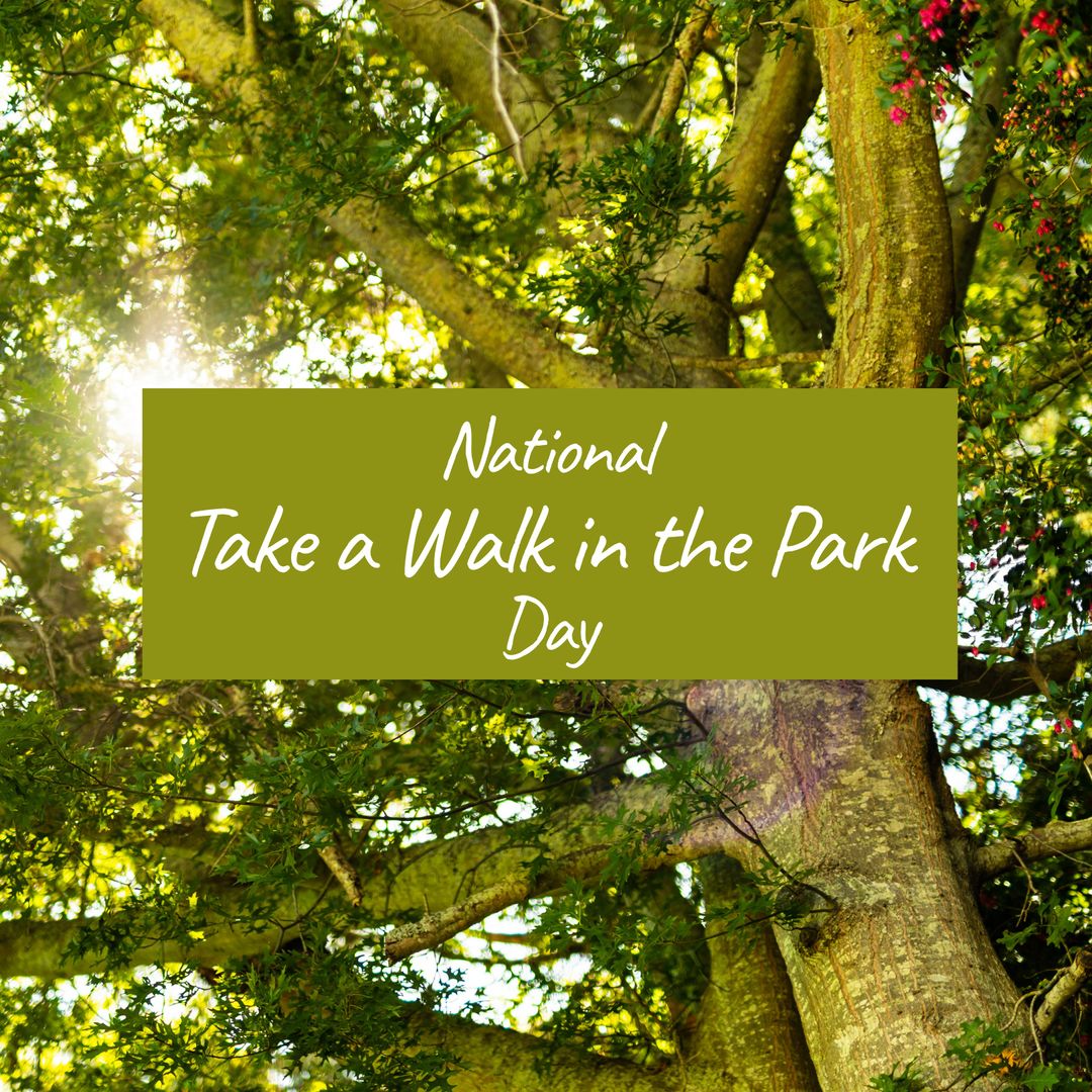 National Take A Walk in the Park Day Celebration Graphic