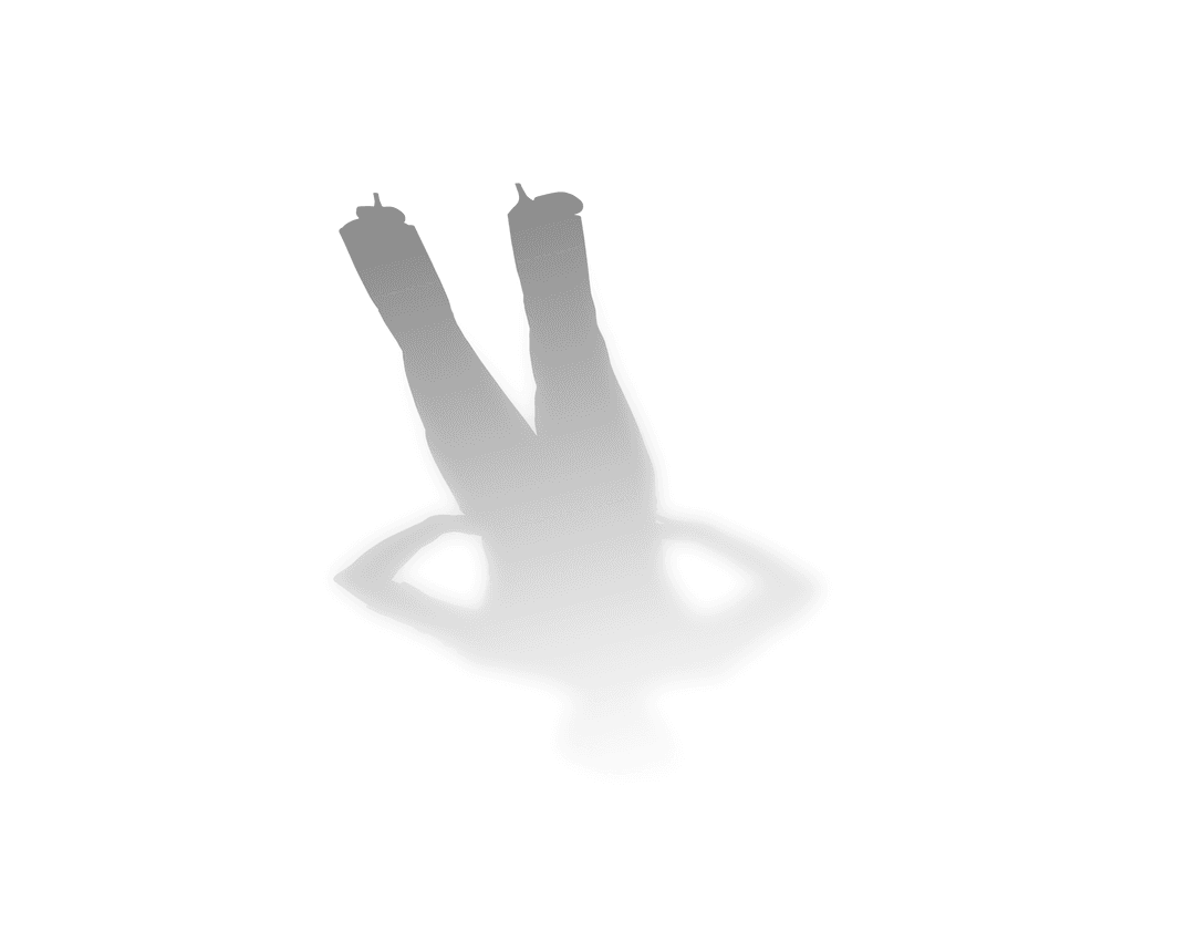 Businesswoman Shadow Illustration on Transparent Background