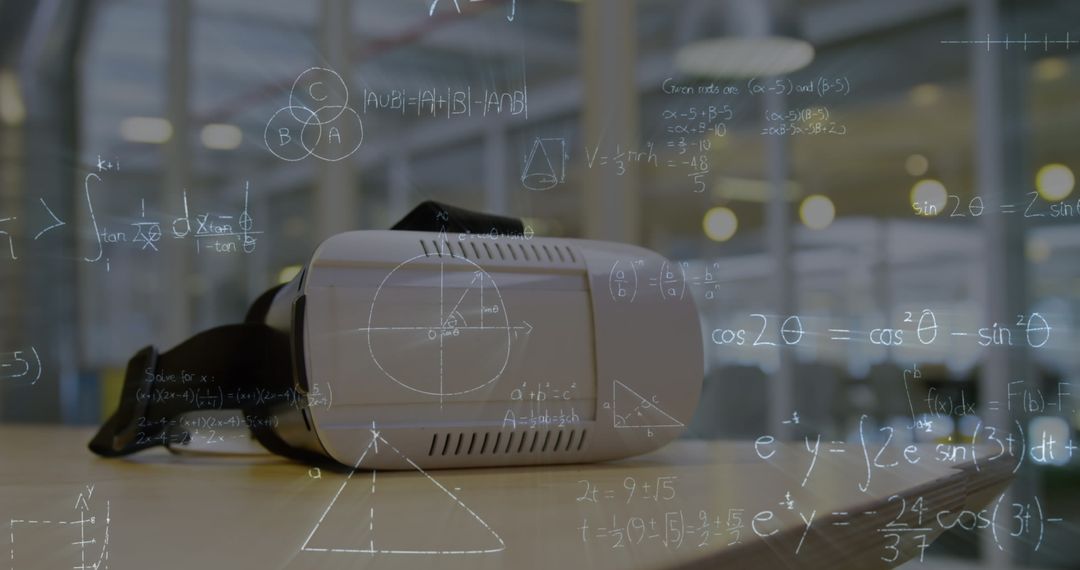 Mathematical Formulas Projected Over VR Headset for Innovative Learning
