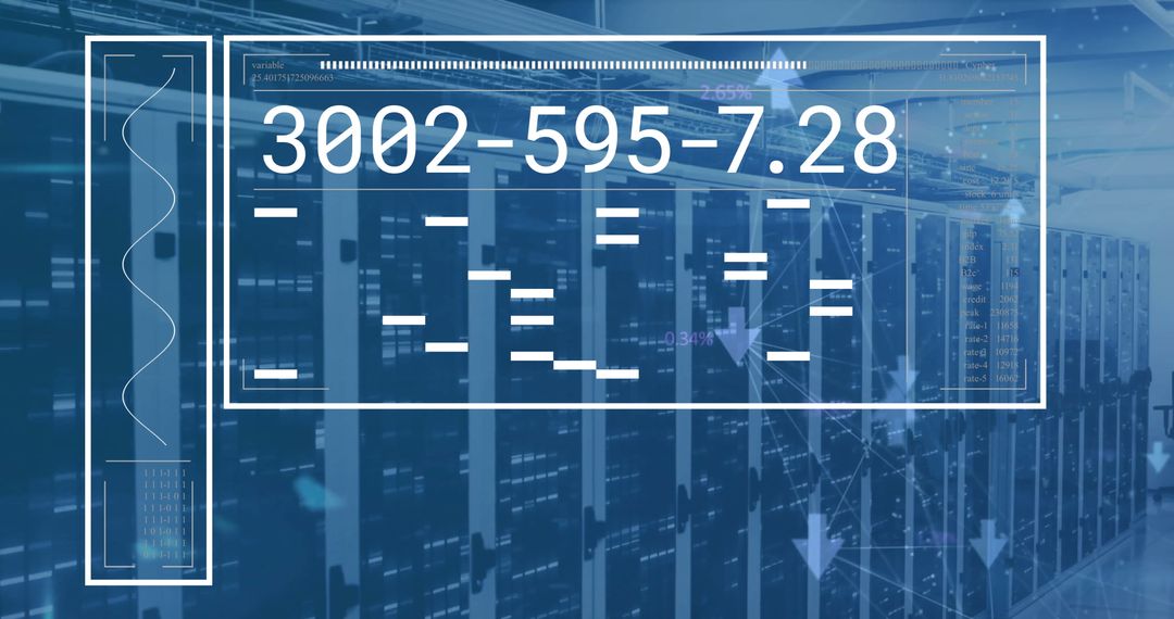 digital data processing over connected computer servers - Free Images, Stock Photos and Pictures on Pikwizard.com