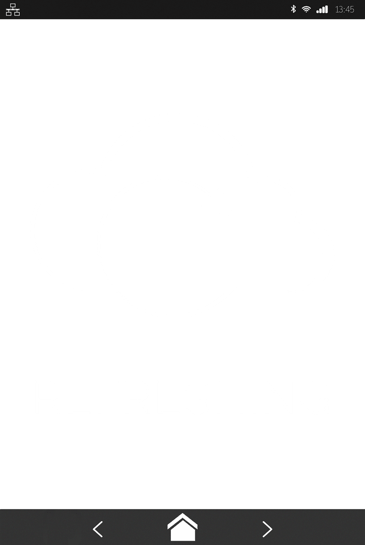 Transparent Cloud Icon with Refresh Recycle Arrow on Black