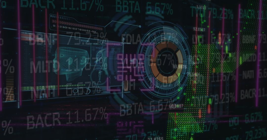 Digital Data Processing Interface with Global Connections Theme