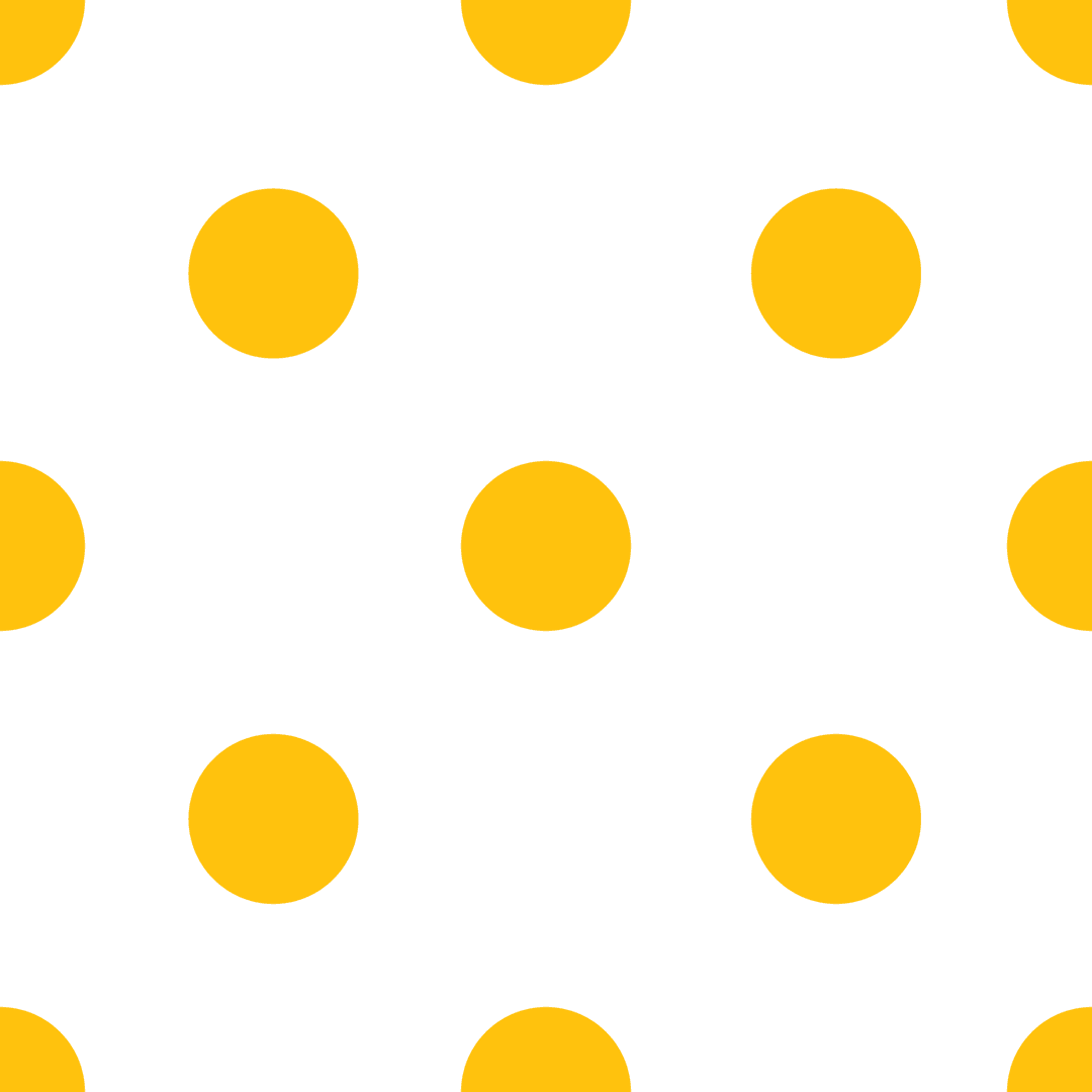 Yellow Dot Pattern on Transparent Background for Design Projects