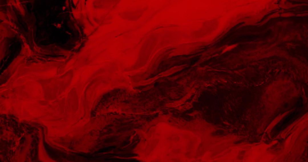 Dynamic Red Swirl on Black Background Abstract Art