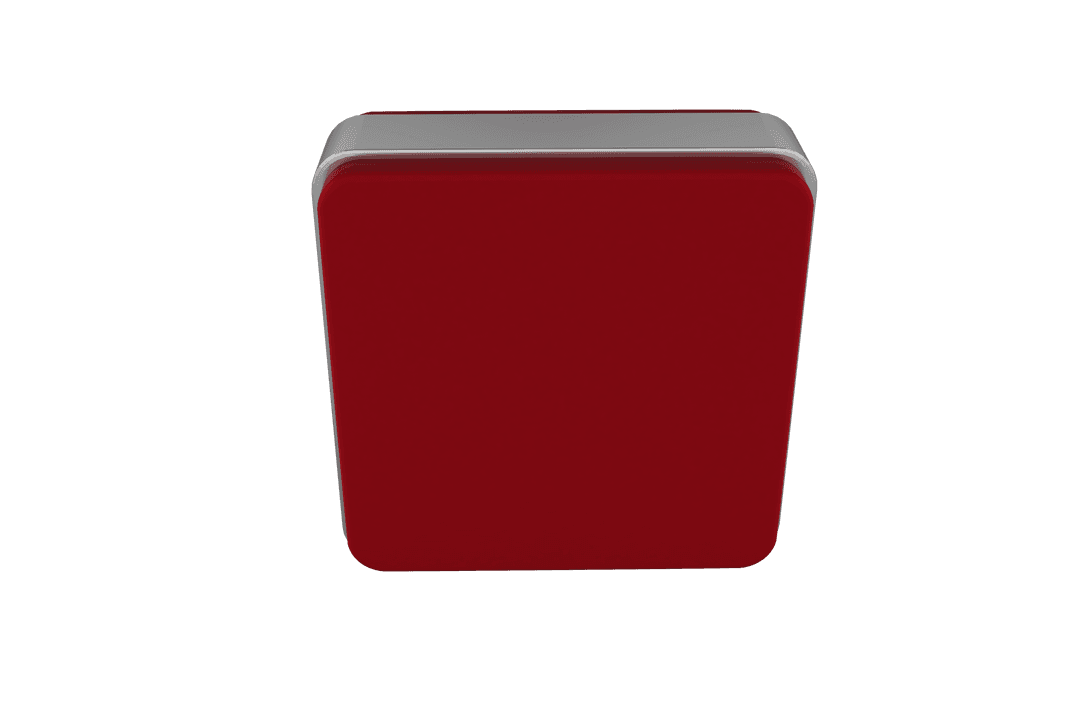 Burgundy 3D Icon Vector on Transparent Background, Modern Design Element