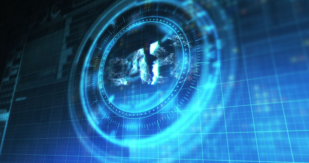 Digital UAH Cryptocurrency Concept Technology Background