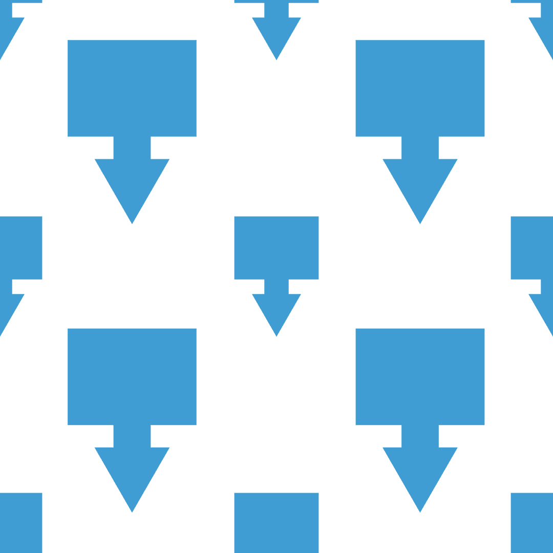 Blue Pattern Shapes on Transparent Backdrop for Creative Design