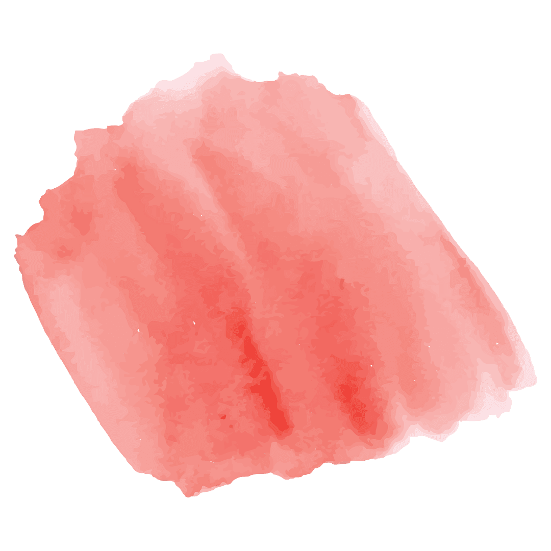 Pink smudge graphic illustration on transparent background