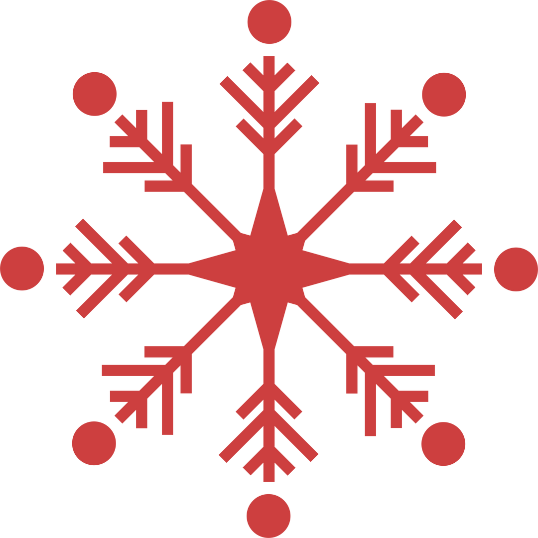 Red Snowflake Abstract Vector on Transparent Background - Download Free Stock Images Pikwizard.com