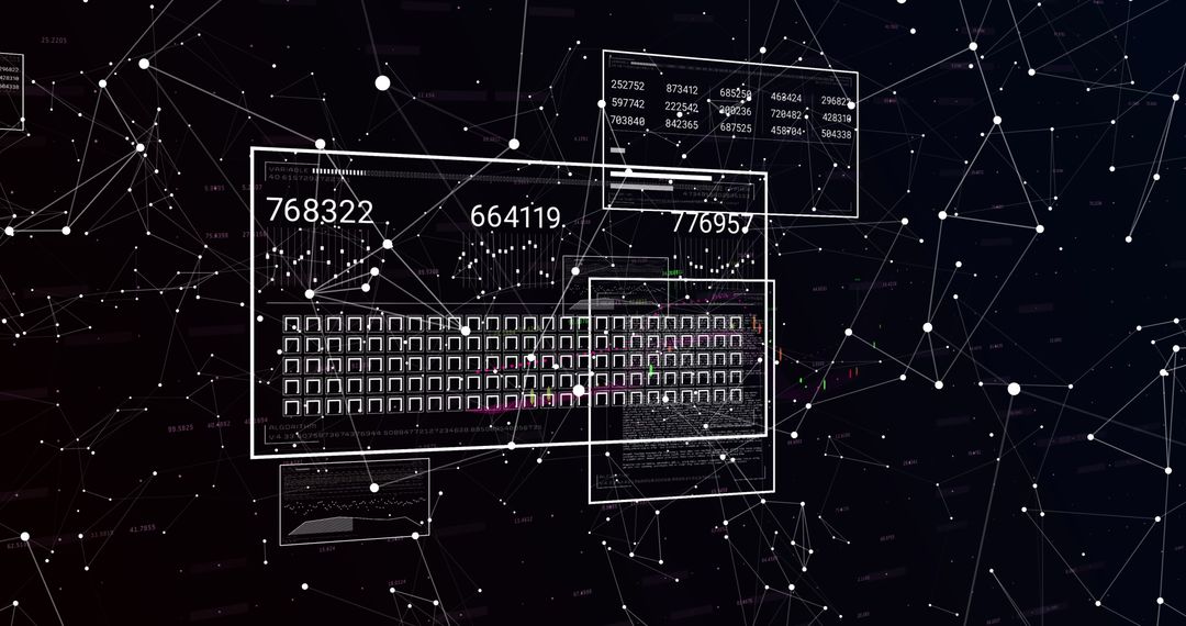 Digital Financial Data Processing on Dark Network
