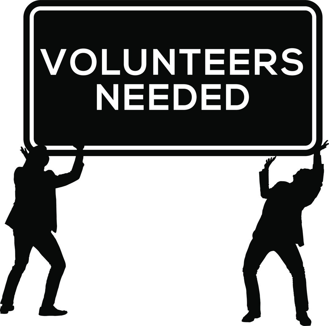 Volunteers Needed Transparent Design Isolated on Transparent Background Vector - Download Free Stock Images Pikwizard.com