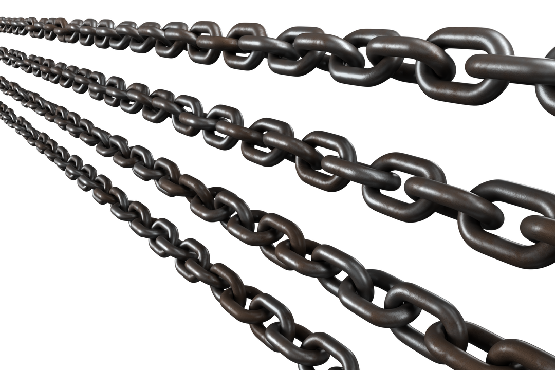 Closeup 3D Render Silver Chains Transparent Background - Download Free Stock Images Pikwizard.com