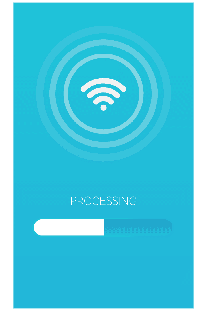 Digital Data Processing Icon on Transparent Background - Download Free Stock Images Pikwizard.com