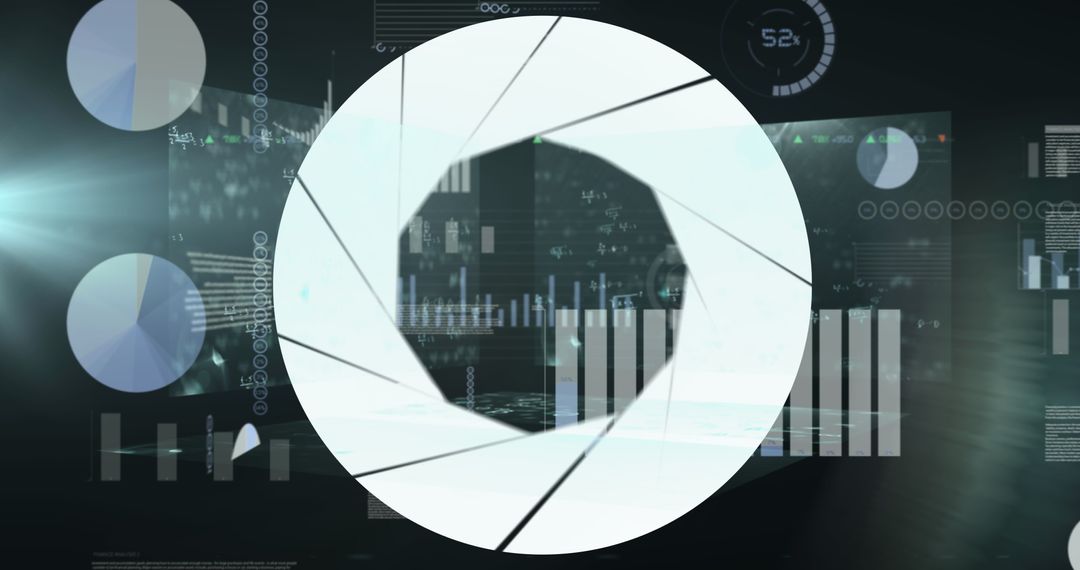 Futuristic Business Data Processing with Digital Interface - Free Images, Stock Photos and Pictures on Pikwizard.com