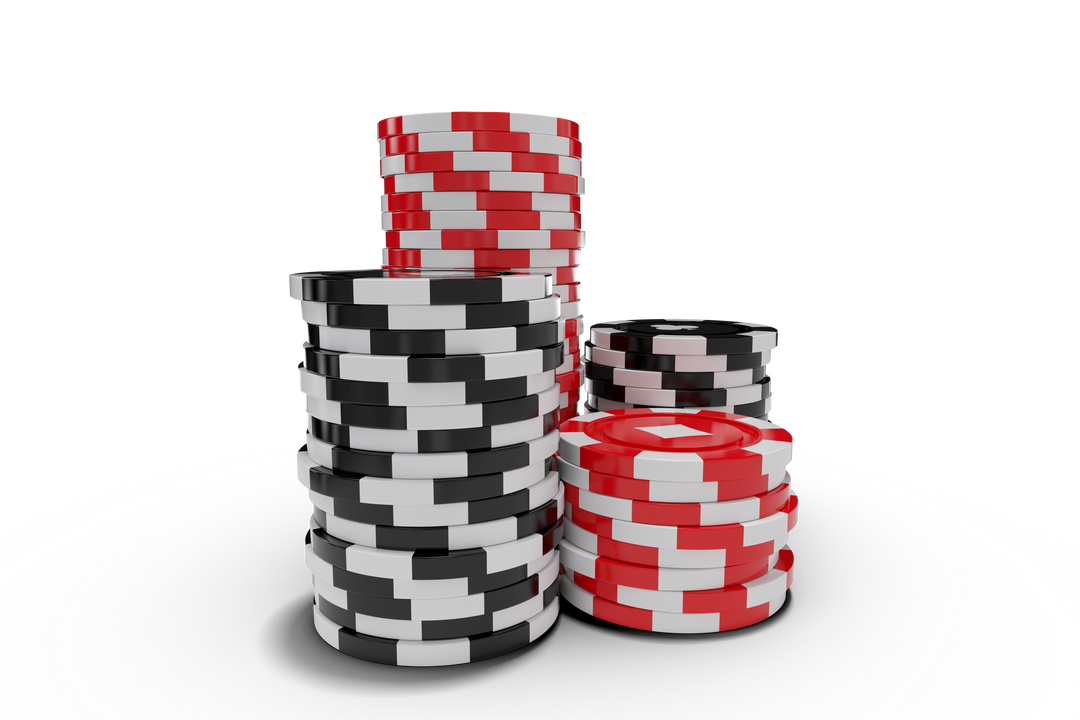 Transparent Stack of Black, Red, and White Gambling Chips - Download Free Stock Images Pikwizard.com