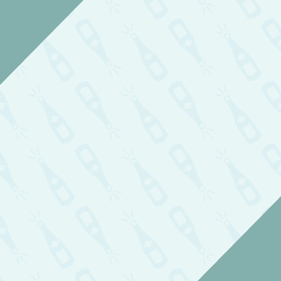 Seamless Green Bottle Pattern on Transparent Background Vector