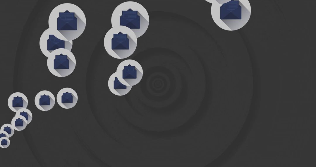 Digital Folder Icons on Modern Corporate Gradient Design