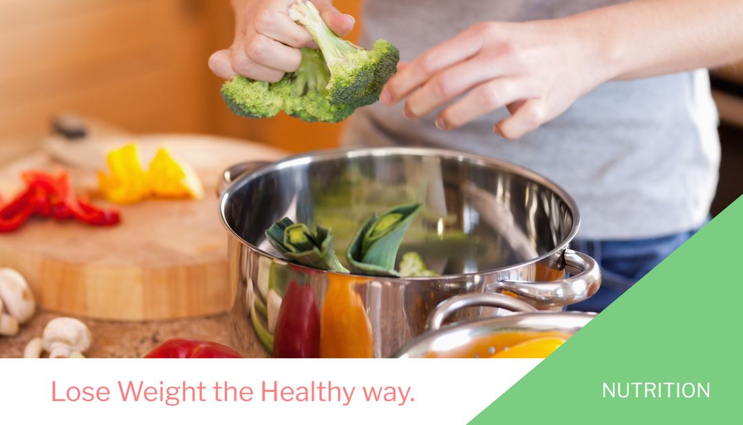 Person Cooking Fresh Vegetables for Healthy Eating