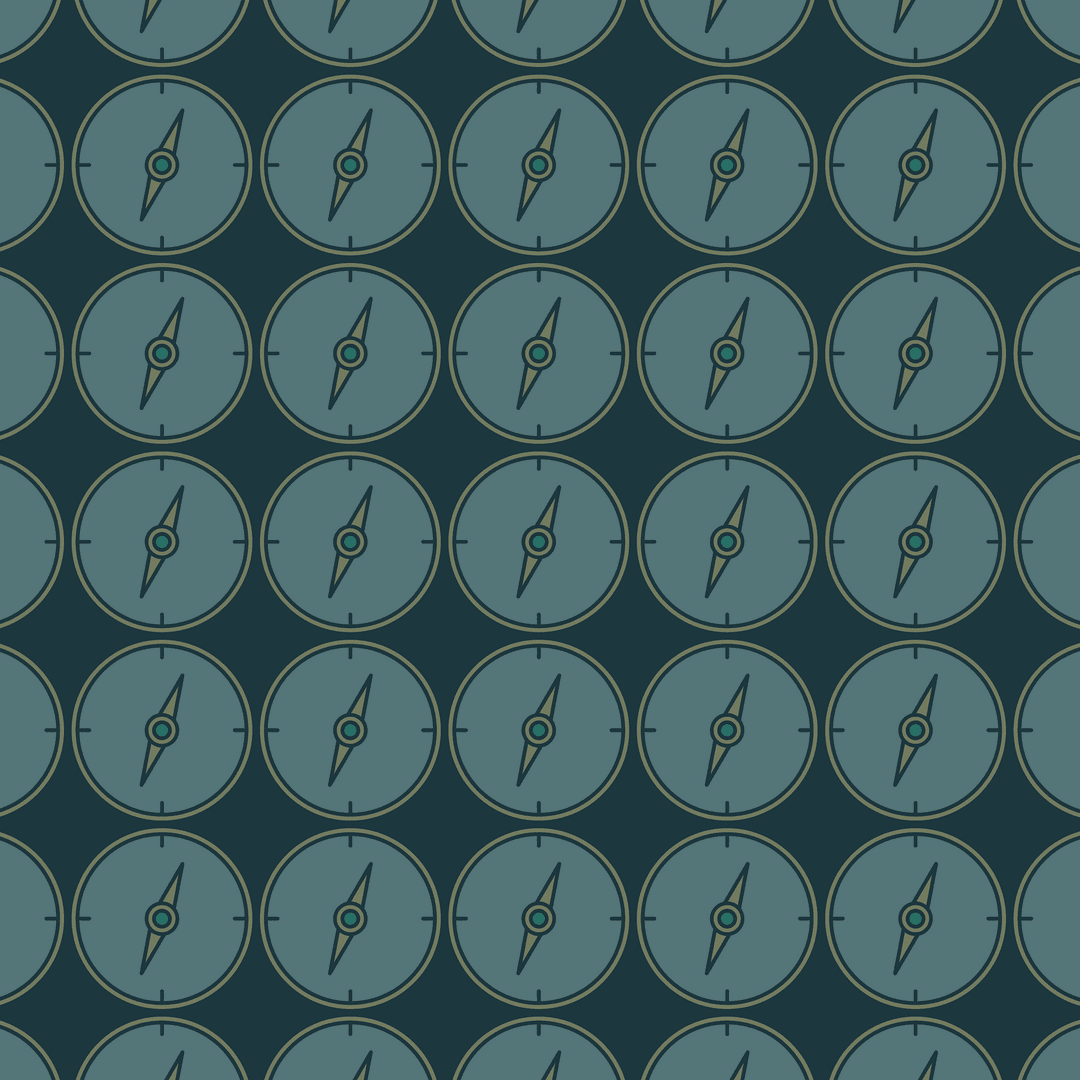 Pattern of Repeated Compasses on Transparent Background for Vector Design - Download Free Stock Images Pikwizard.com