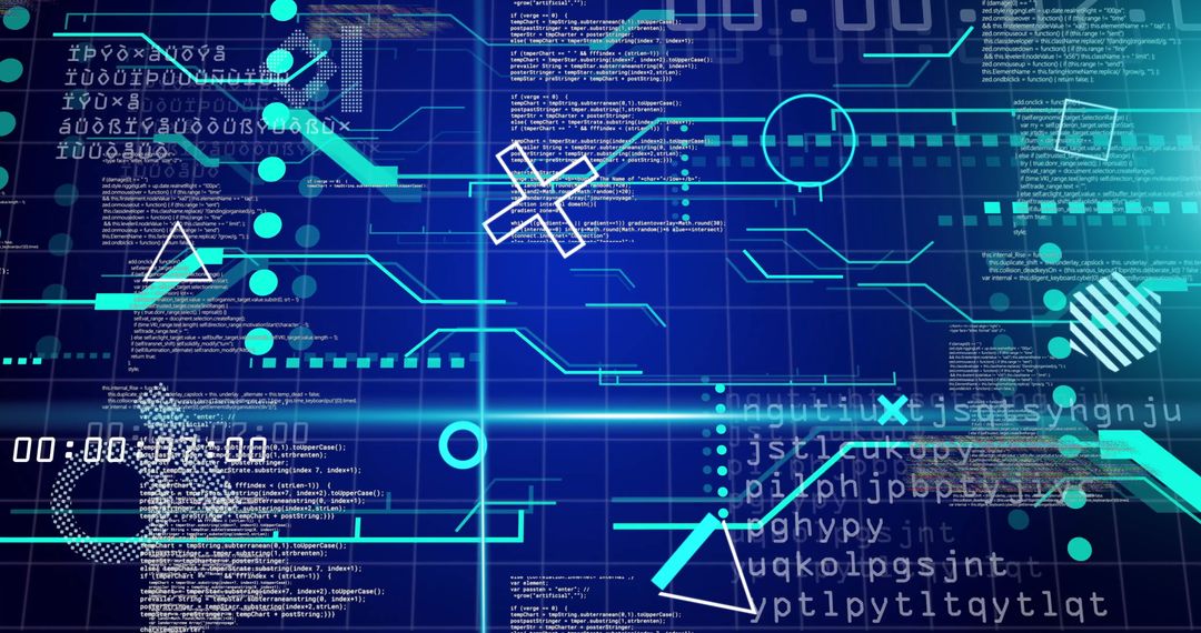 abstract digital data network visualization with codes - Free Images, Stock Photos and Pictures on Pikwizard.com