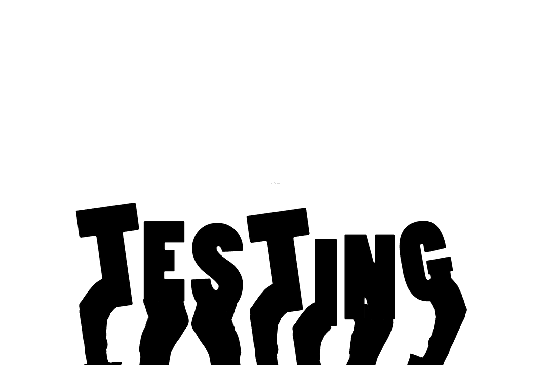 Transparent Hands in Testing Concept on Modern Background