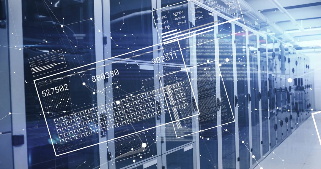 Futuristic Data Network and Server Room Connectivity