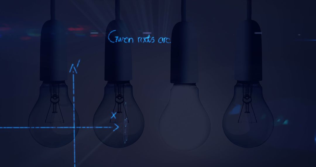 Innovative Concepts with Light Bulbs and Mathematical Formulas