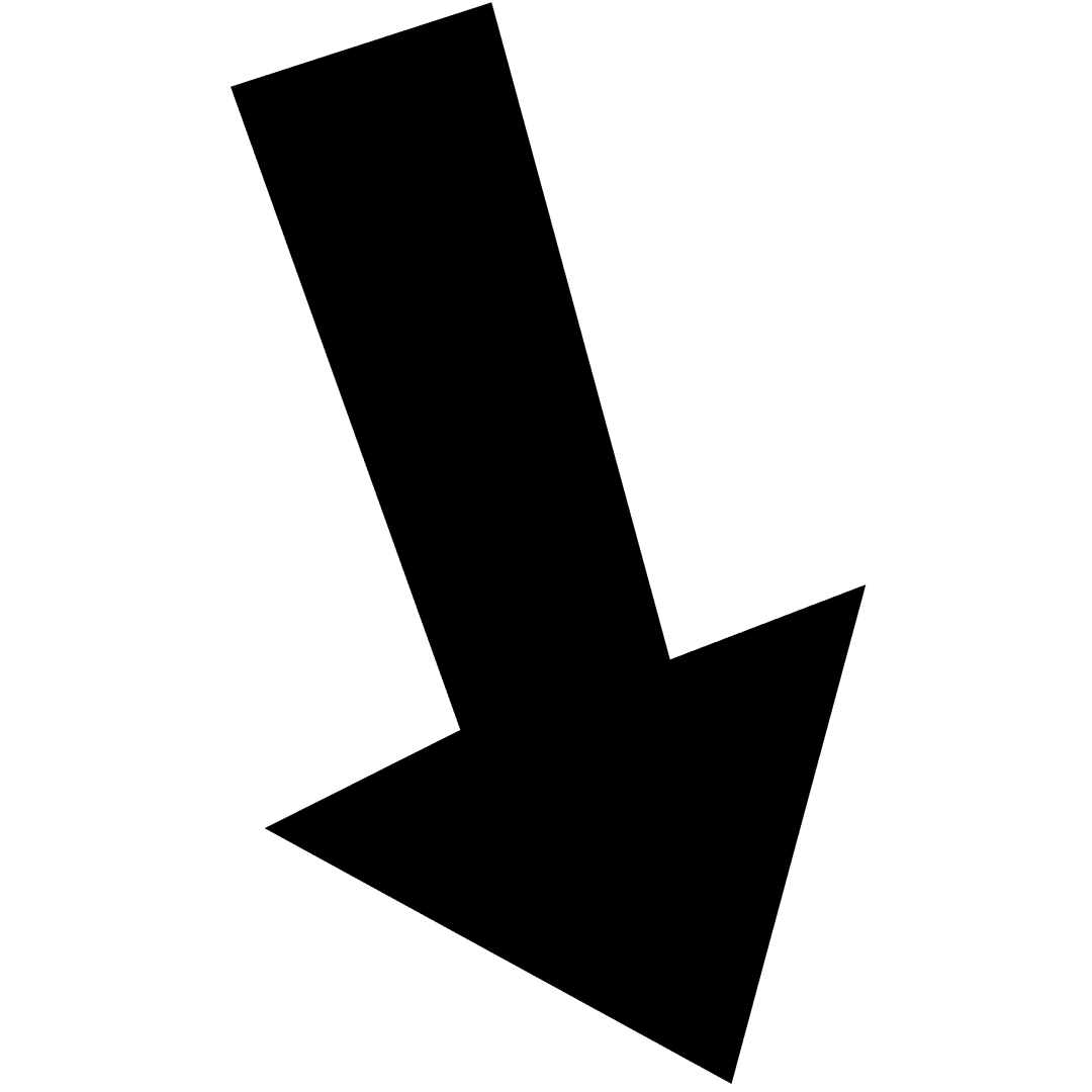 Black Arrow with Transparent Background Symbol Direction Amalwar