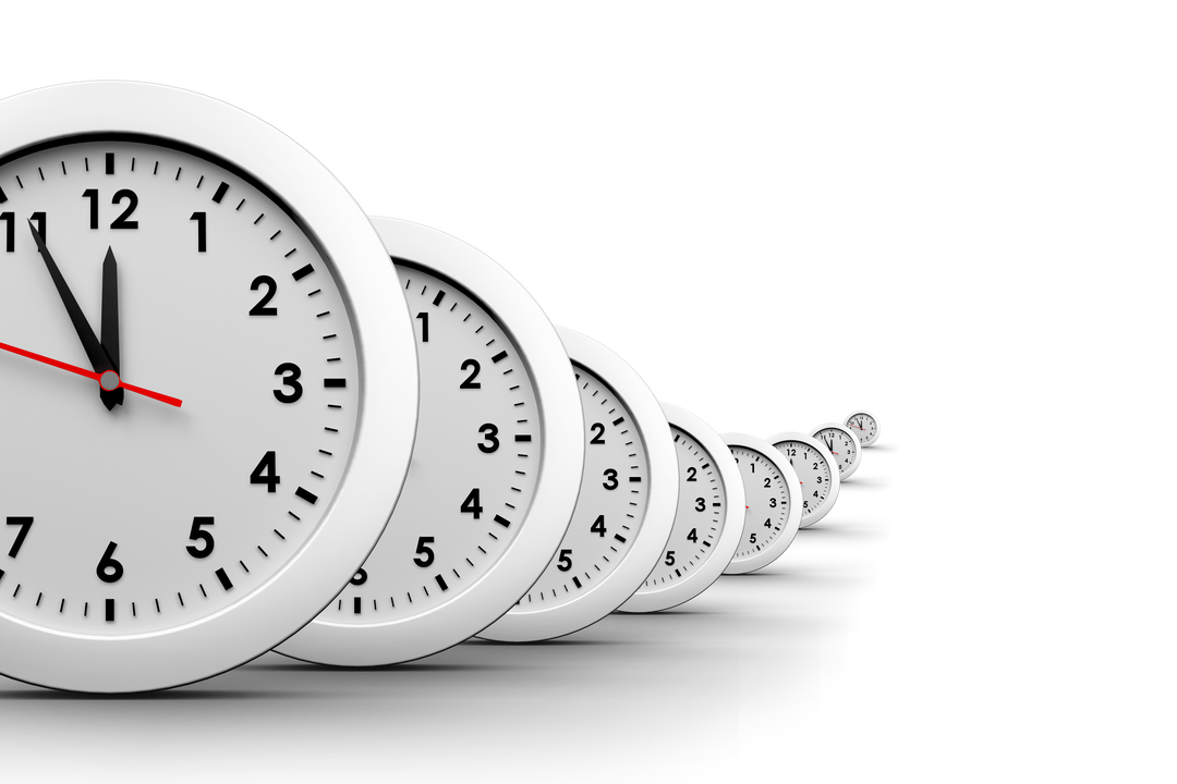 Multiple Analog Clocks on Transparent Background - Download Free Stock Images Pikwizard.com