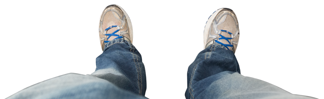 Man Wearing Jeans and Sports Shoes on Transparent Background - Download Free Stock Images Pikwizard.com