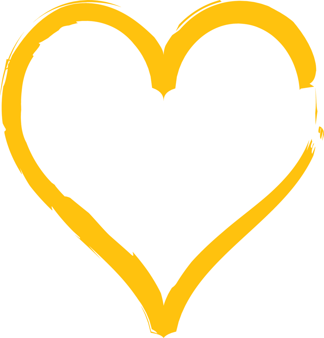 Yellow Heart Symbol on Transparent Background for Love Illustration - Download Free Stock Images Pikwizard.com