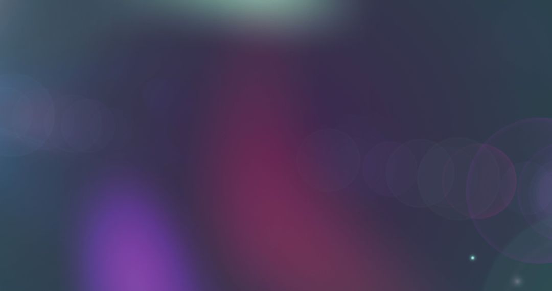 Abstract Light Spots on Black Background for Futuristic Design