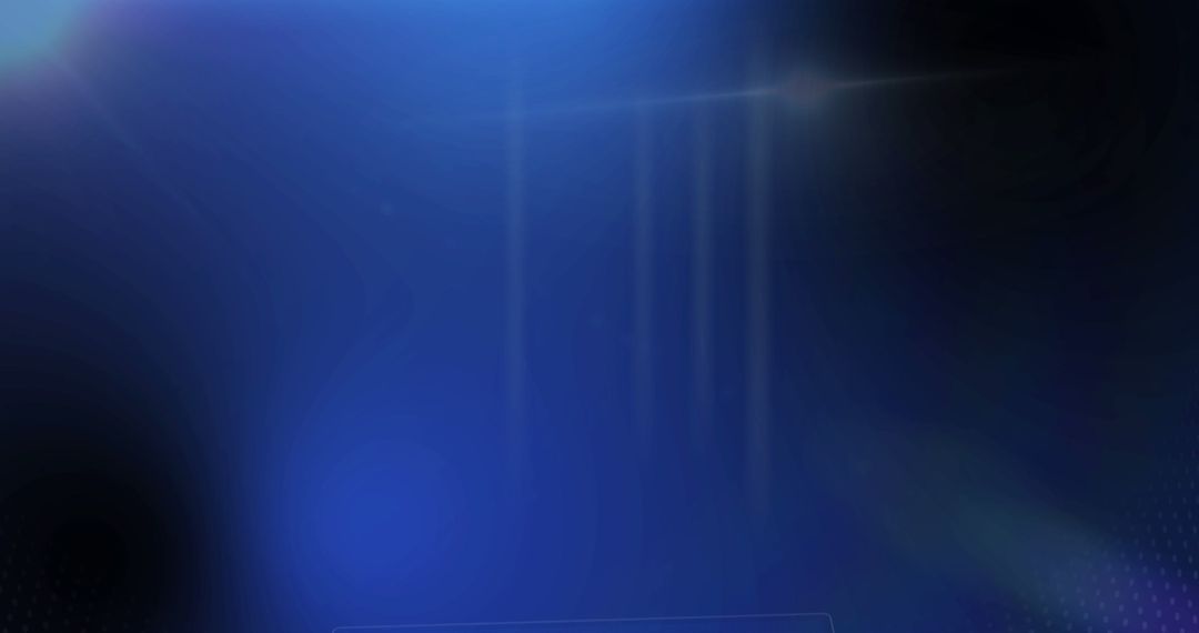 Digital Interface on Blue Background with Data Scanning Elements