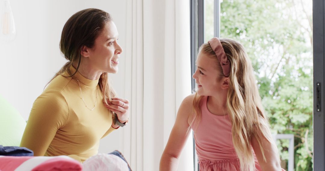 Mother and Daughter Enjoy Quality-Time Packing at Home