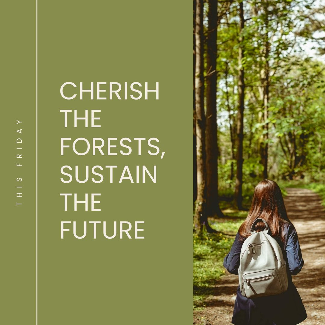 Cherish Forests Sustain Future Awareness Campaign - Download Free Stock Templates Pikwizard.com