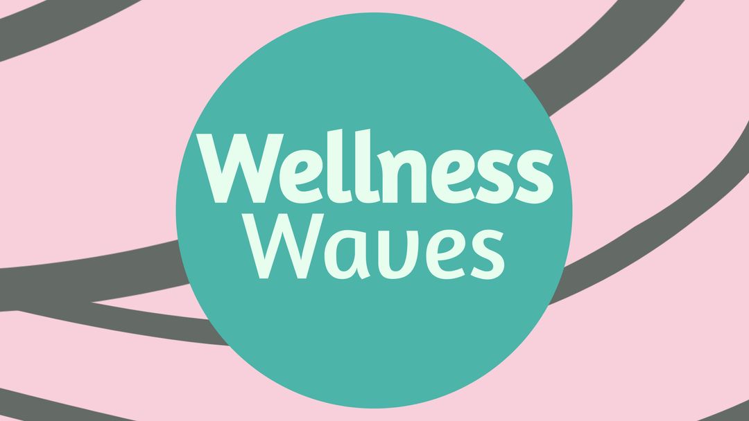 Wellness Waves on Pastel Background - Download Free Stock Templates Pikwizard.com